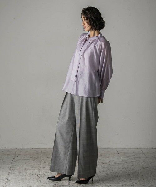 la.f... / ラ・エフ シャツ・ブラウス | シャイニーボウタイブラウス≪洗濯機で洗える≫ | 詳細27