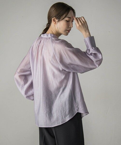 la.f... / ラ・エフ シャツ・ブラウス | シャイニーボウタイブラウス≪洗濯機で洗える≫ | 詳細29