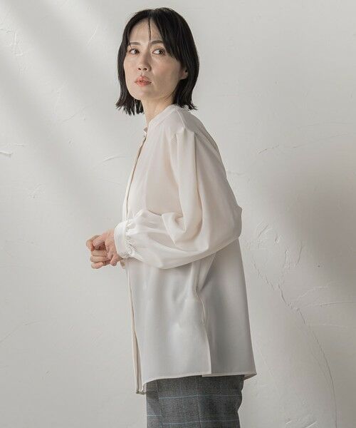 la.f... / ラ・エフ シャツ・ブラウス | ”とろみ素材で着心地抜群”フィネスボイルブラウス≪洗濯機で洗える≫ | 詳細12