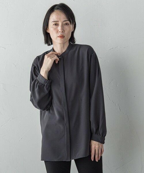 la.f... / ラ・エフ シャツ・ブラウス | ”とろみ素材で着心地抜群”フィネスボイルブラウス≪洗濯機で洗える≫ | 詳細25