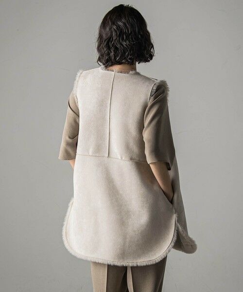 la.f... / ラ・エフ ダウンジャケット・ベスト | 【biyori】""表も裏も主役""リバーシブルフェイクファーベスト | 詳細2