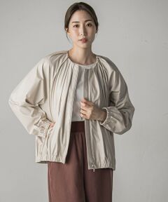 la.f... / ラ・エフ テーラードジャケット | フェイクレザーブルゾン≪手洗い可能≫