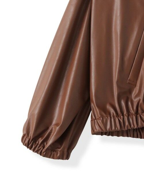 la.f... / ラ・エフ テーラードジャケット | フェイクレザーブルゾン≪手洗い可能≫ | 詳細15