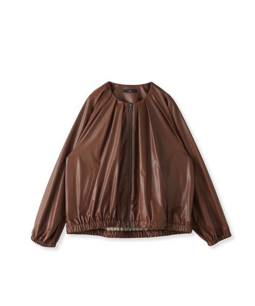 la.f... / ラ・エフ テーラードジャケット | フェイクレザーブルゾン≪手洗い可能≫ | 詳細16