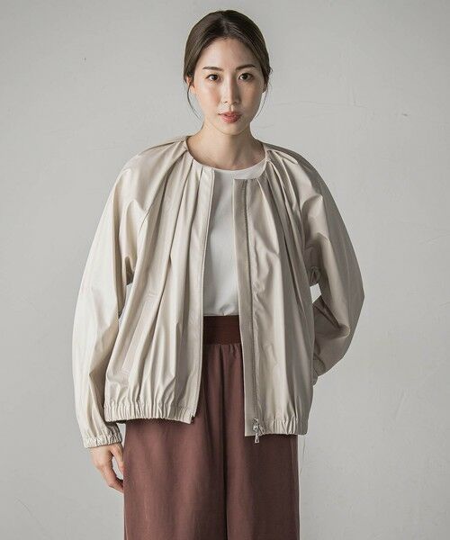 la.f... / ラ・エフ テーラードジャケット | フェイクレザーブルゾン≪手洗い可能≫ | 詳細20