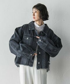 la.f... / ラ・エフ テーラードジャケット | 【biyori】""抜け感シルエットでこなれ感""オトナGジャン≪手洗い可能≫