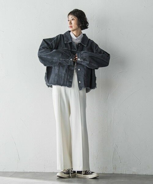 la.f... / ラ・エフ テーラードジャケット | 【biyori】""抜け感シルエットでこなれ感""オトナGジャン≪手洗い可能≫ | 詳細4