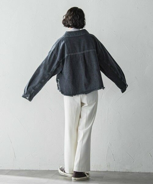 la.f... / ラ・エフ テーラードジャケット | 【biyori】""抜け感シルエットでこなれ感""オトナGジャン≪手洗い可能≫ | 詳細6