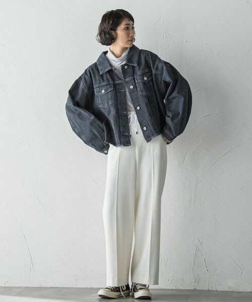 la.f... / ラ・エフ テーラードジャケット | 【biyori】""抜け感シルエットでこなれ感""オトナGジャン≪手洗い可能≫ | 詳細7