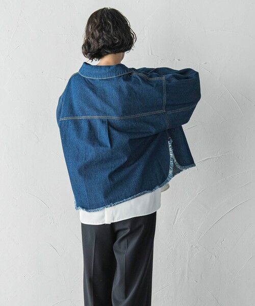 la.f... / ラ・エフ テーラードジャケット | 【biyori】""抜け感シルエットでこなれ感""オトナGジャン≪手洗い可能≫ | 詳細11