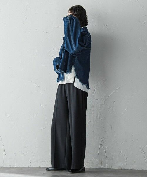 la.f... / ラ・エフ テーラードジャケット | 【biyori】""抜け感シルエットでこなれ感""オトナGジャン≪手洗い可能≫ | 詳細12