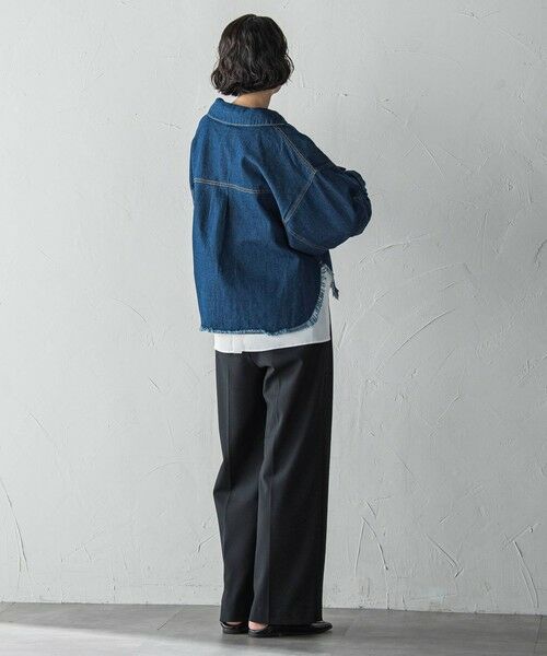 la.f... / ラ・エフ テーラードジャケット | 【biyori】""抜け感シルエットでこなれ感""オトナGジャン≪手洗い可能≫ | 詳細13