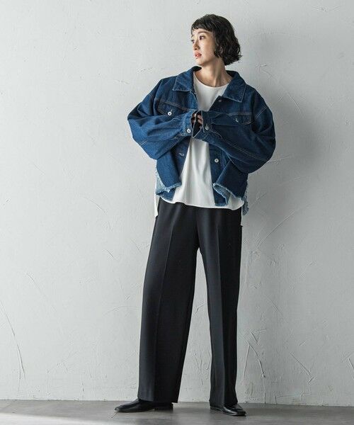 la.f... / ラ・エフ テーラードジャケット | 【biyori】""抜け感シルエットでこなれ感""オトナGジャン≪手洗い可能≫ | 詳細14