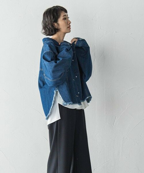 la.f... / ラ・エフ テーラードジャケット | 【biyori】""抜け感シルエットでこなれ感""オトナGジャン≪手洗い可能≫ | 詳細10