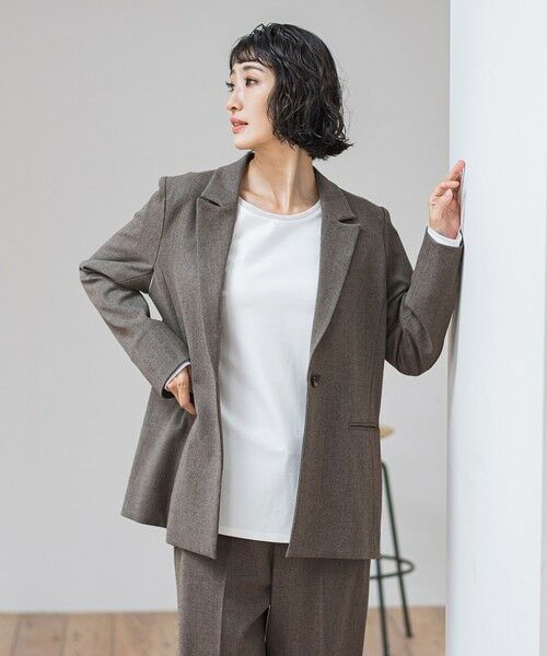 la.f... / ラ・エフ テーラードジャケット | ピクシエスタテーラードジャケット≪手洗い可能≫ | 詳細12