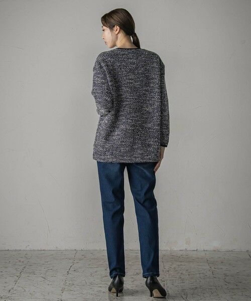 la.f... / ラ・エフ カーディガン・ボレロ | 【biyori】”ストレスフリーな着心地”ツイードジャージカーディガン≪洗濯機で洗える≫ | 詳細14