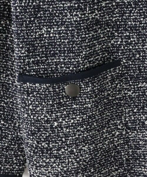 la.f... / ラ・エフ カーディガン・ボレロ | 【biyori】”ストレスフリーな着心地”ツイードジャージカーディガン≪洗濯機で洗える≫ | 詳細18