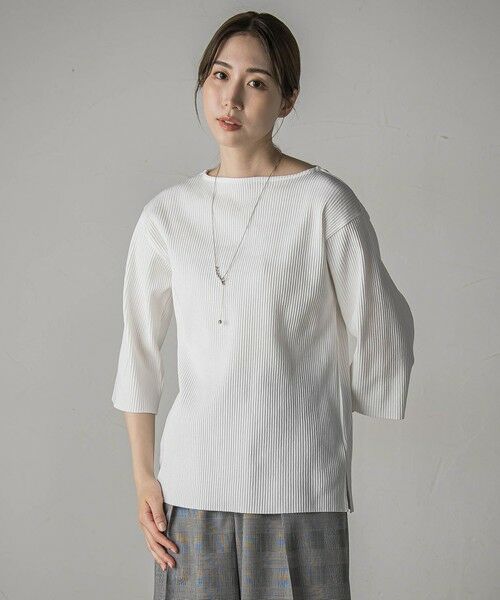 la.f... / ラ・エフ カットソー | ""体型を気にせず着られる""リブカットソー≪手洗い可能≫ | 詳細1