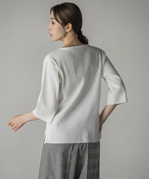 la.f... / ラ・エフ カットソー | ""体型を気にせず着られる""リブカットソー≪手洗い可能≫ | 詳細3