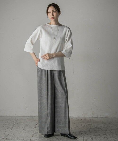 la.f... / ラ・エフ カットソー | ""体型を気にせず着られる""リブカットソー≪手洗い可能≫ | 詳細5