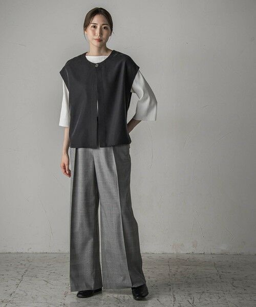 la.f... / ラ・エフ カットソー | ""体型を気にせず着られる""リブカットソー≪手洗い可能≫ | 詳細7