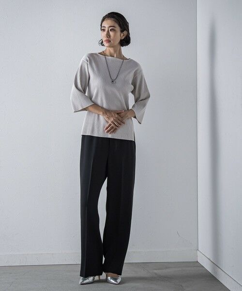 la.f... / ラ・エフ カットソー | ""体型を気にせず着られる""リブカットソー≪手洗い可能≫ | 詳細11