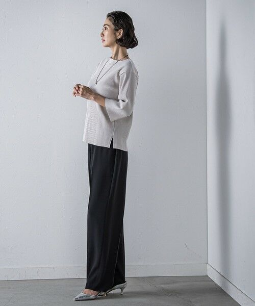 la.f... / ラ・エフ カットソー | ""体型を気にせず着られる""リブカットソー≪手洗い可能≫ | 詳細12