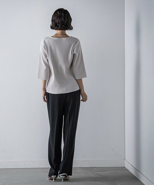 la.f... / ラ・エフ カットソー | ""体型を気にせず着られる""リブカットソー≪手洗い可能≫ | 詳細13