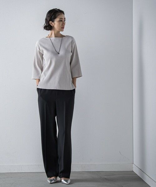 la.f... / ラ・エフ カットソー | ""体型を気にせず着られる""リブカットソー≪手洗い可能≫ | 詳細14