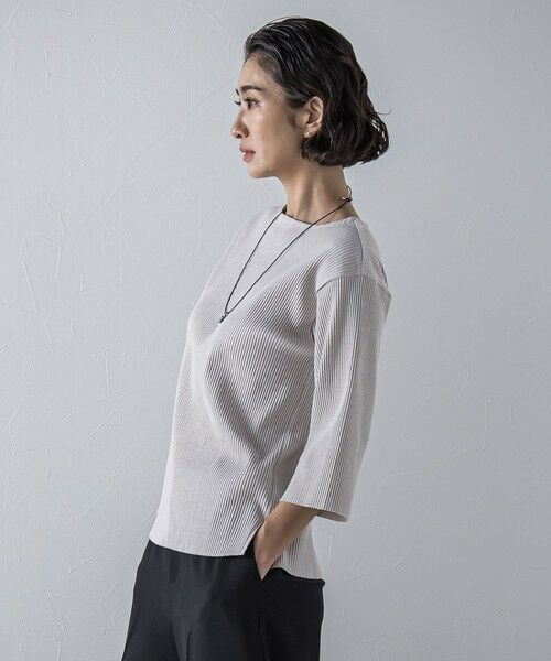 la.f... / ラ・エフ カットソー | ""体型を気にせず着られる""リブカットソー≪手洗い可能≫ | 詳細8