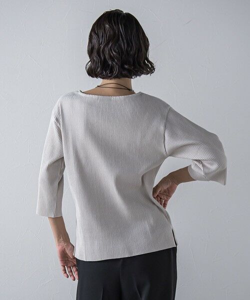 la.f... / ラ・エフ カットソー | ""体型を気にせず着られる""リブカットソー≪手洗い可能≫ | 詳細9