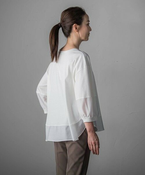 la.f... / ラ・エフ カットソー | スムースシフォンカットソー≪洗濯機で洗える≫ | 詳細3