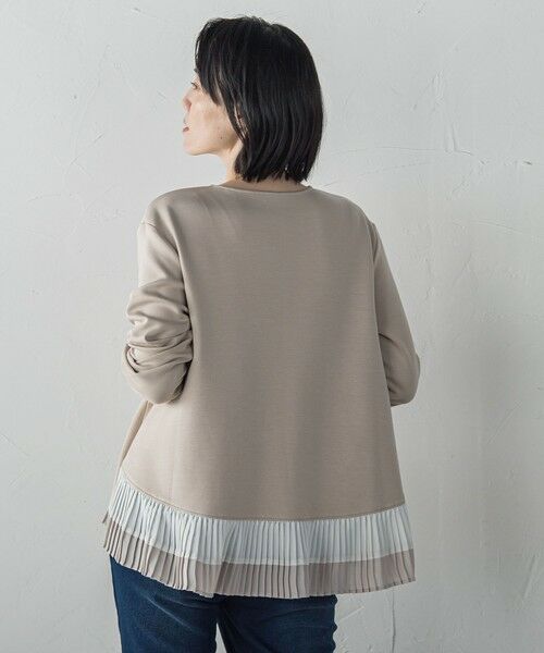 la.f... / ラ・エフ カットソー | 【biyori】ライトダンボールプリーツ切り替えカットソー≪洗濯機で洗える≫ | 詳細2