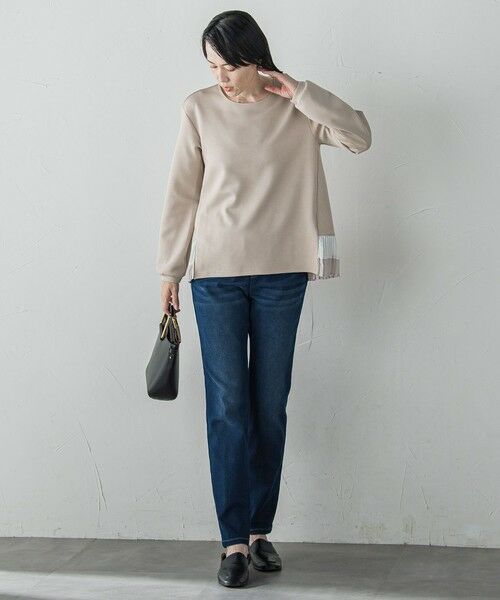 la.f... / ラ・エフ カットソー | 【biyori】ライトダンボールプリーツ切り替えカットソー≪洗濯機で洗える≫ | 詳細4