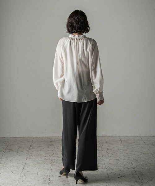 la.f... / ラ・エフ その他パンツ | 【biyori】""しっとりやわらかな風合い""ピーチポプリンリブパンツ≪洗濯機で洗える≫ | 詳細4