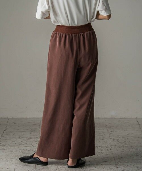 la.f... / ラ・エフ その他パンツ | 【biyori】""しっとりやわらかな風合い""ピーチポプリンリブパンツ≪洗濯機で洗える≫ | 詳細19