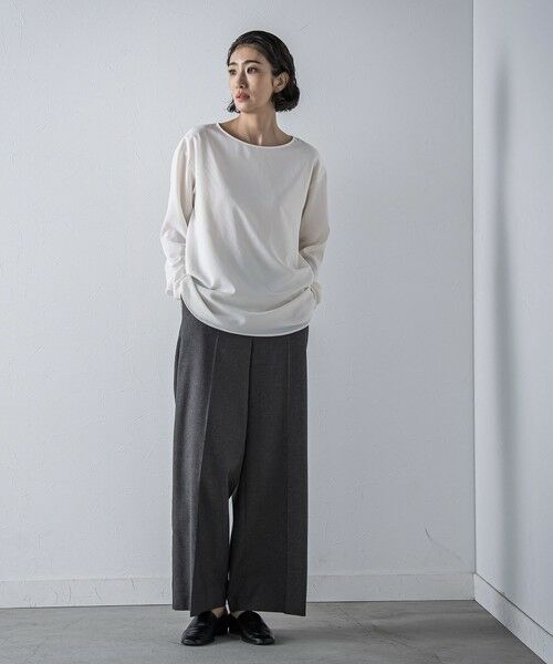 la.f... / ラ・エフ その他パンツ | キラメキストレッチワイドパンツ≪洗濯機で洗える≫ | 詳細12