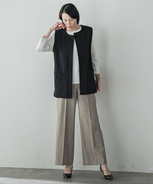 la.f... / ラ・エフ その他パンツ | キラメキストレッチワイドパンツ≪洗濯機で洗える≫ | 詳細23