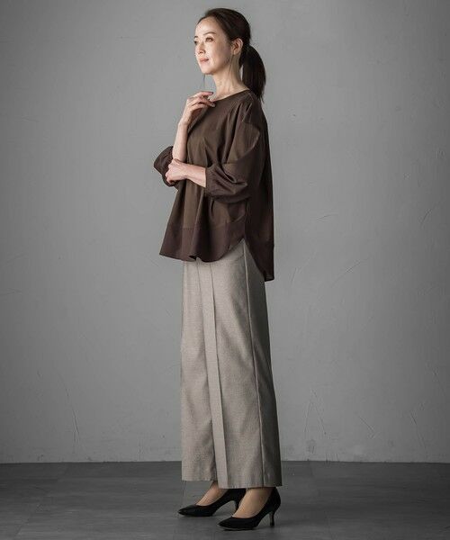 la.f... / ラ・エフ その他パンツ | キラメキストレッチワイドパンツ≪洗濯機で洗える≫ | 詳細29