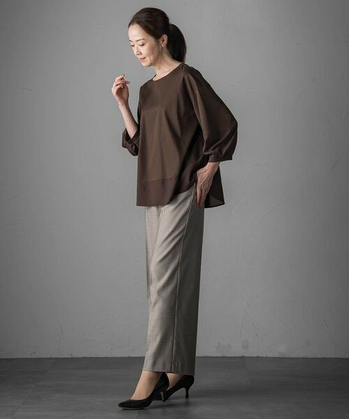 la.f... / ラ・エフ その他パンツ | キラメキストレッチワイドパンツ≪洗濯機で洗える≫ | 詳細30