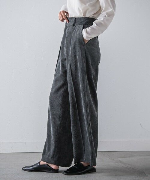 la.f... / ラ・エフ その他パンツ | コーデュロイワイドパンツ≪洗濯機で洗える≫ | 詳細17