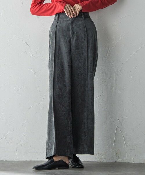 la.f... / ラ・エフ その他パンツ | コーデュロイワイドパンツ≪洗濯機で洗える≫ | 詳細25