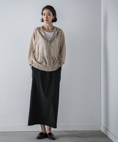 la.f... / ラ・エフ ミニ・ひざ丈スカート | 【biyori】撥水トリコットスカート≪洗濯機で洗える≫ | 詳細12