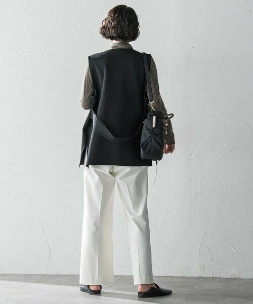 la.f... / ラ・エフ ダウンジャケット・ベスト | ""後姿もこなれ感""スポンディッシュニットジレ≪手洗い可能≫ | 詳細7