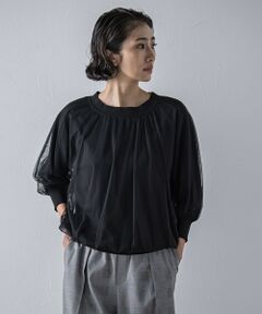 la.f... / ラ・エフ ニット・セーター | ""一枚で簡単に""シアーレイヤードニット≪手洗い可能≫