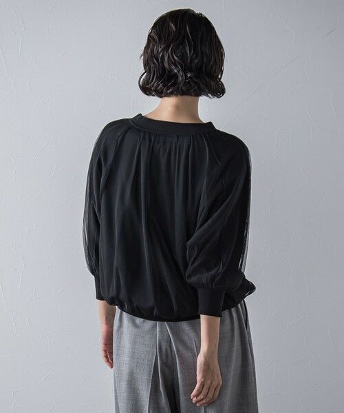 la.f... / ラ・エフ ニット・セーター | ""一枚で簡単に""シアーレイヤードニット≪手洗い可能≫ | 詳細3