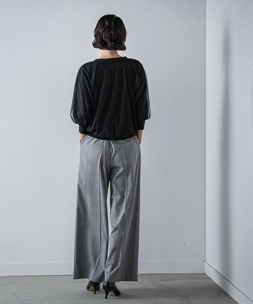 la.f... / ラ・エフ ニット・セーター | ""一枚で簡単に""シアーレイヤードニット≪手洗い可能≫ | 詳細6