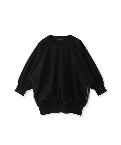 la.f... / ラ・エフ ニット・セーター | ""一枚で簡単に""シアーレイヤードニット≪手洗い可能≫ | 詳細7