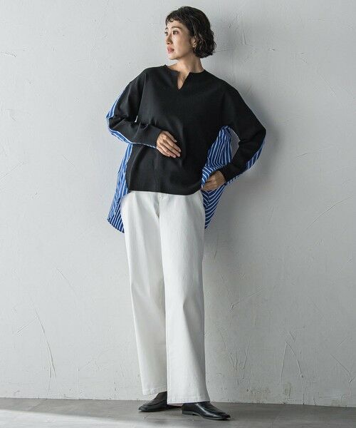 la.f... / ラ・エフ ニット・セーター | バックギャザー切り替えニット≪手洗い可能≫ | 詳細13