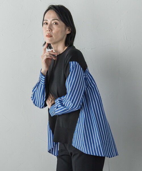 la.f... / ラ・エフ ニット・セーター | バックギャザー切り替えニット≪手洗い可能≫ | 詳細15